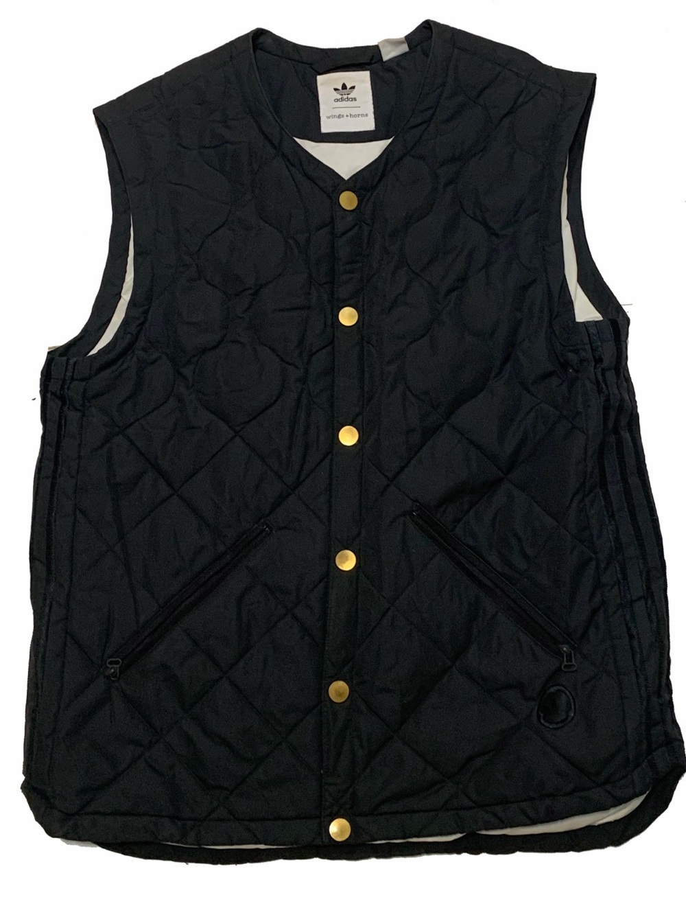 wings + horns adidas quilted vest